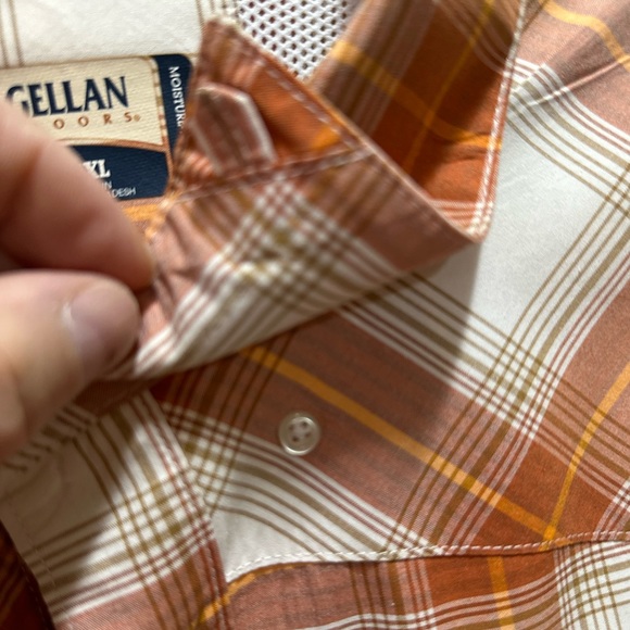 Magellan outdoors classic for moisture wicking plaid shirt w/ novelty snaps 3XL - Picture 3 of 15